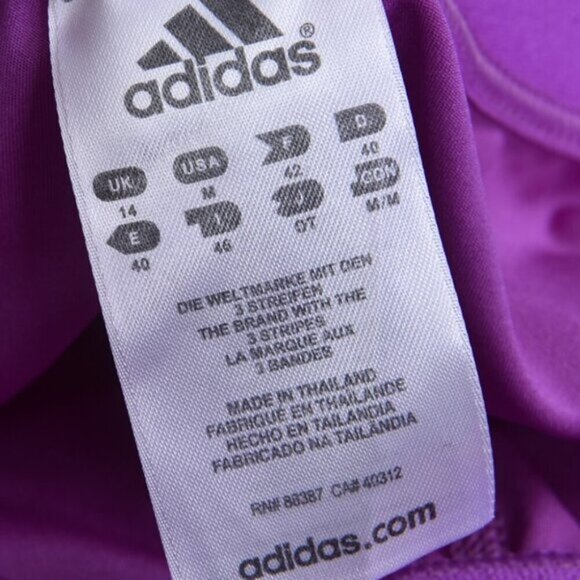 Adidas Booty Shorts Athletic Volleyball Workout Purple Size Medium - Picture 4 of 8
